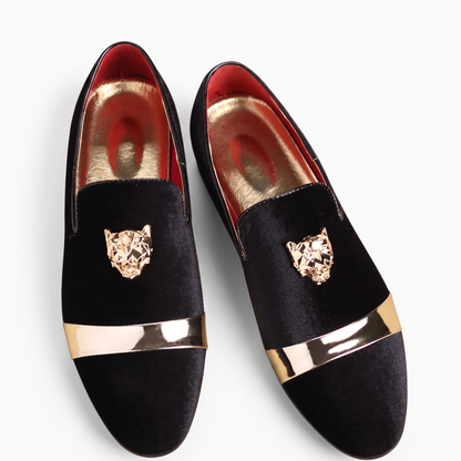 Mocassins homme bleu adaptés à la fois au style habillé et casual