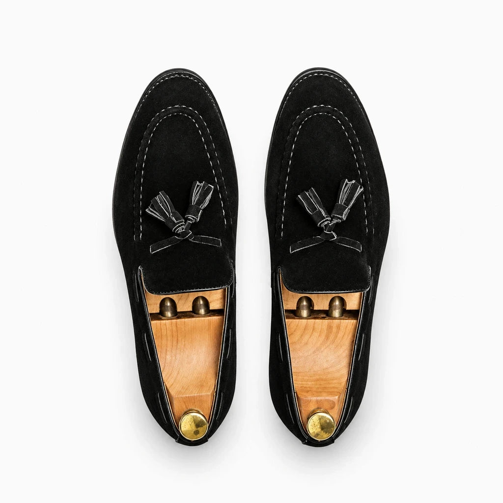 Mocassins homme costume adaptés au bureau, design intemporel sans fioriture