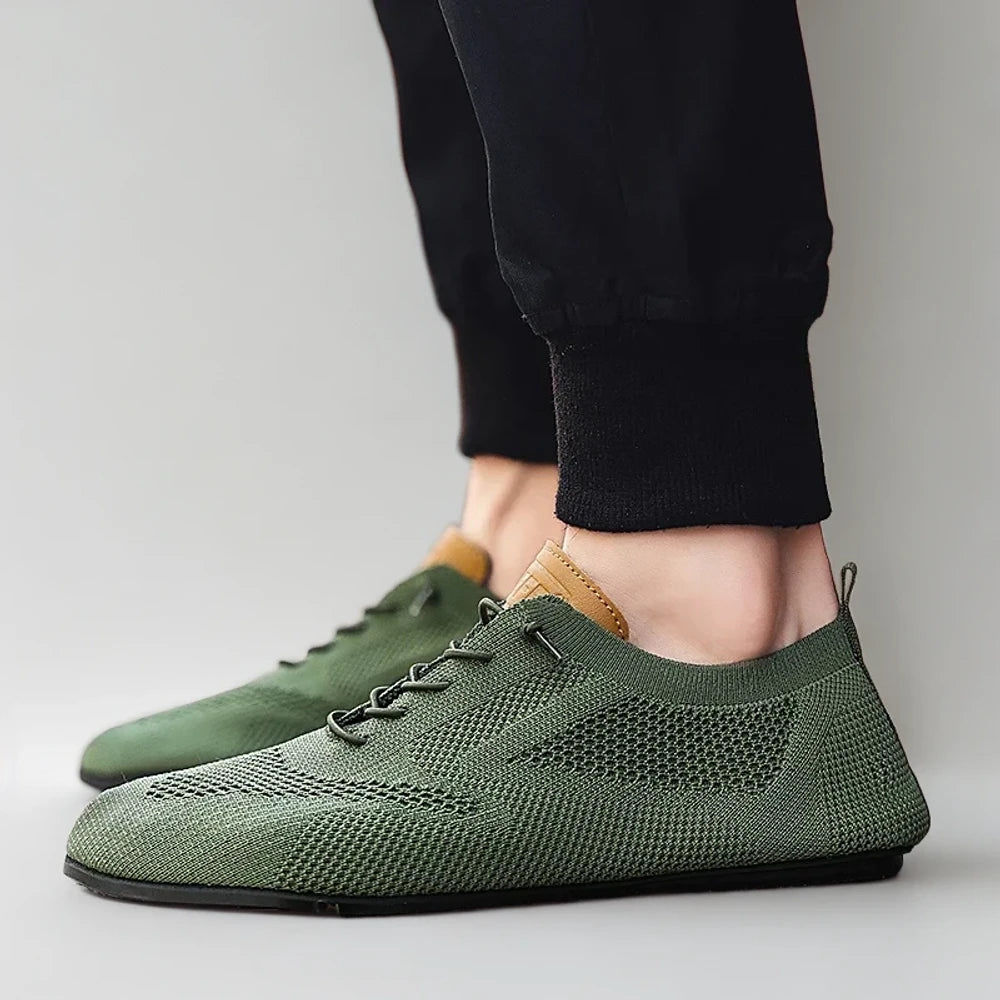 Mocassin respirant homme jeune port confortable