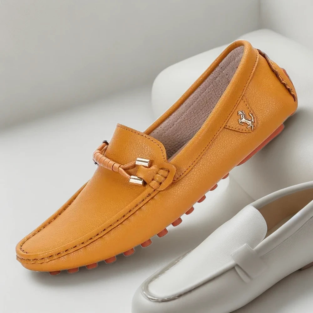 Mocassin homme marrakech bleu marine, chaussure décontractée pour escapade week-end