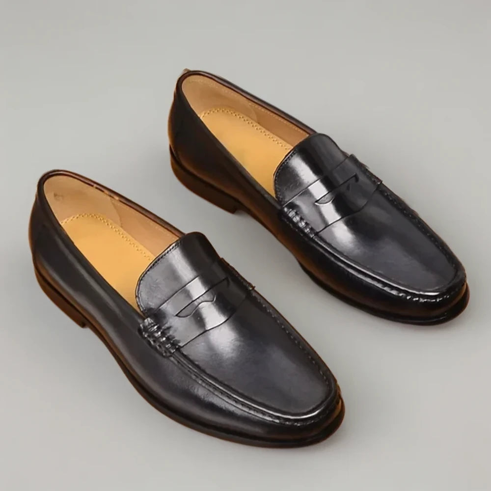 Mocassin marron homme porter au mariage, allure sophistiquée et intemporelle
