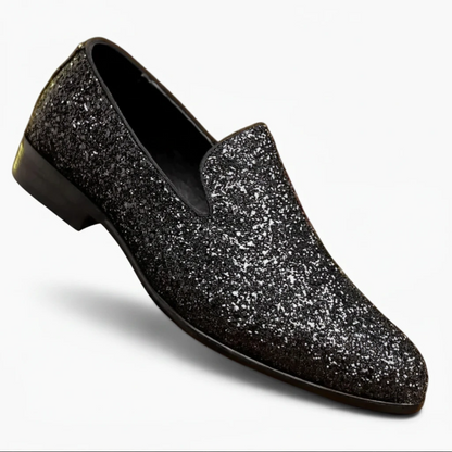 Profil latéral du mocassin homme luxe, structure souple et confortable