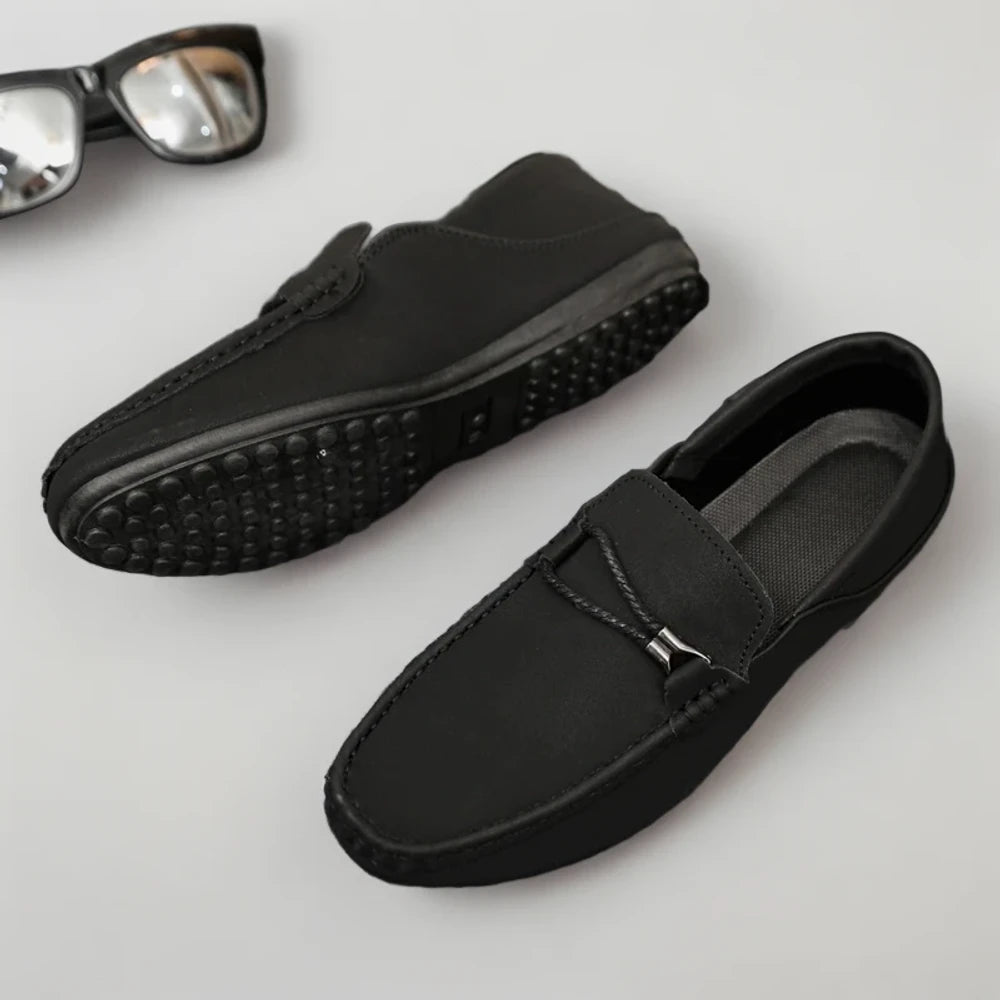 Pied chaussé mocassin homme promo style décontracté quotidien