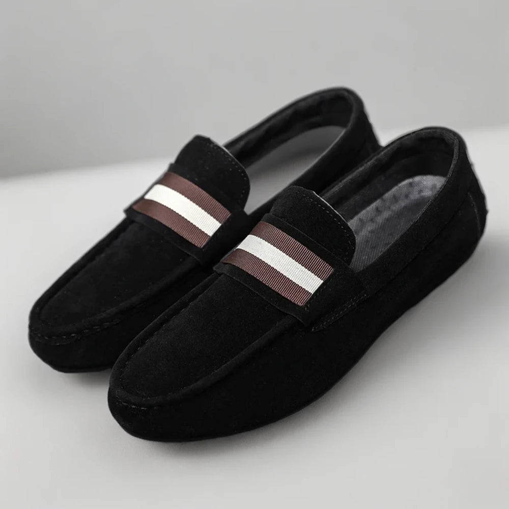 Détail de la semelle mocassin homme promotion antidérapante