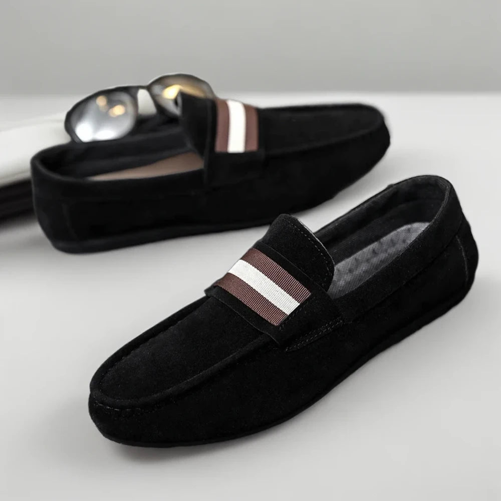Mocassin homme grandes tailles design minimaliste et confortable