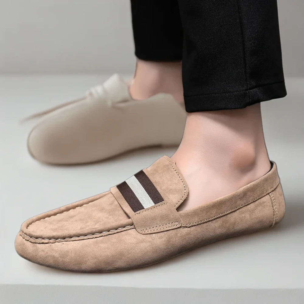 Mocassin respirant homme promotion vue de profil