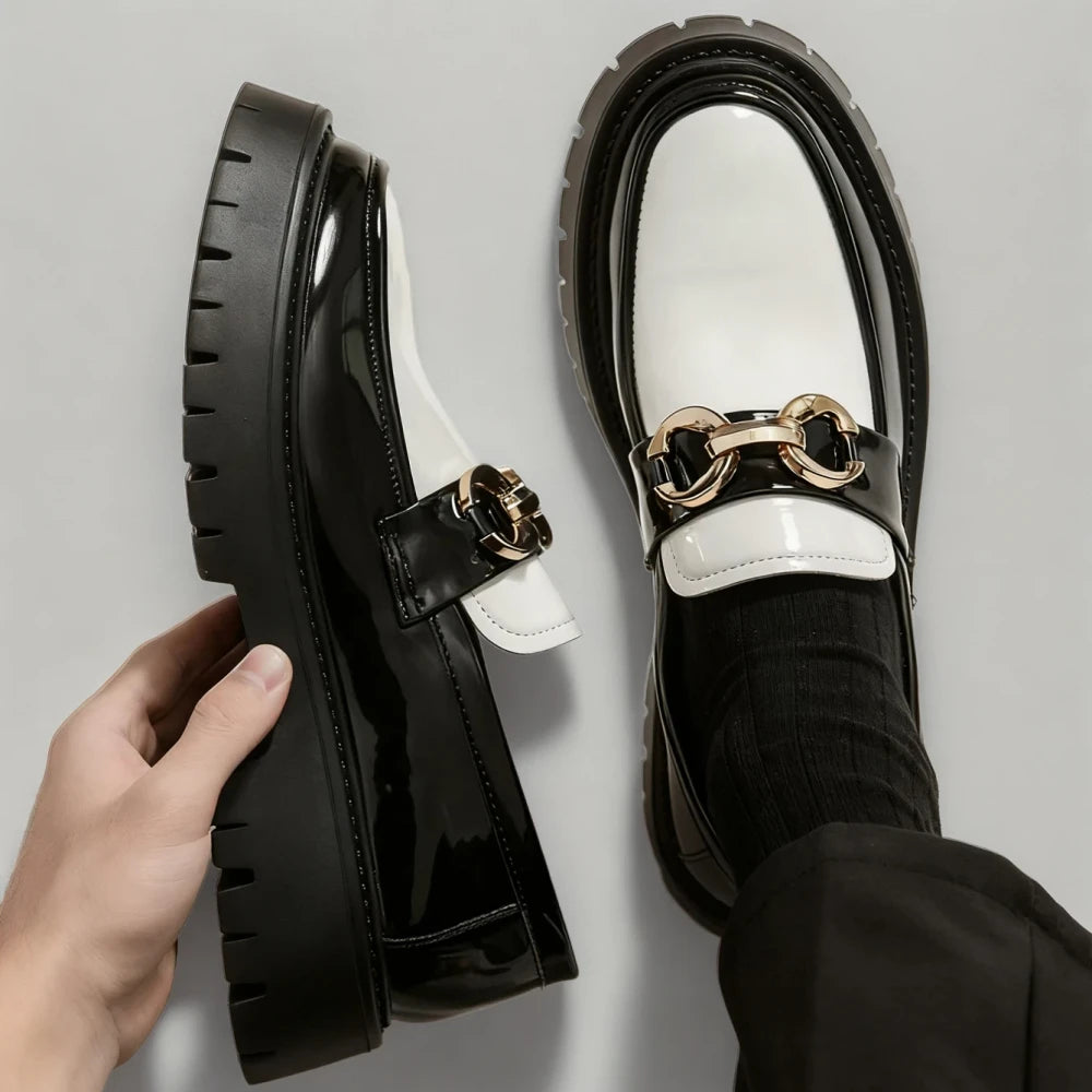 Mocassin semelle épaisse homme facile à enfiler style décontracté