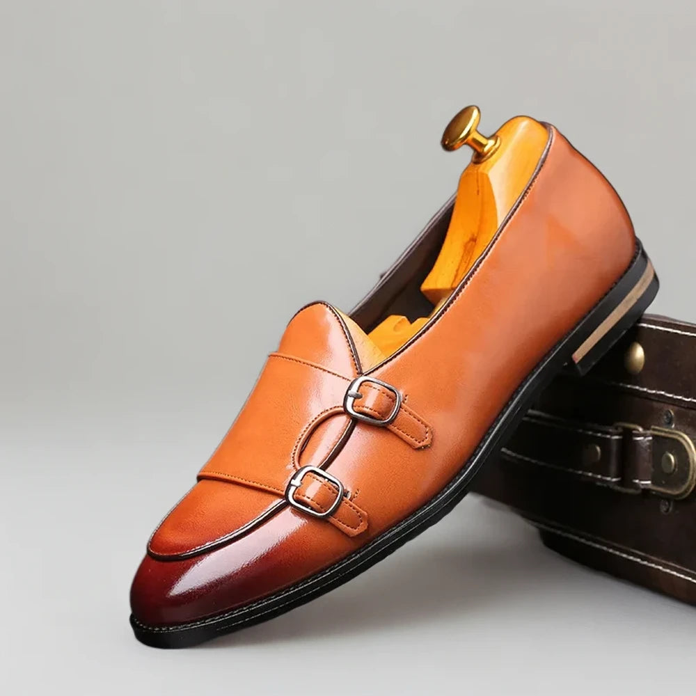 Détail de la semelle gomme du mocassin homme vue de dessous