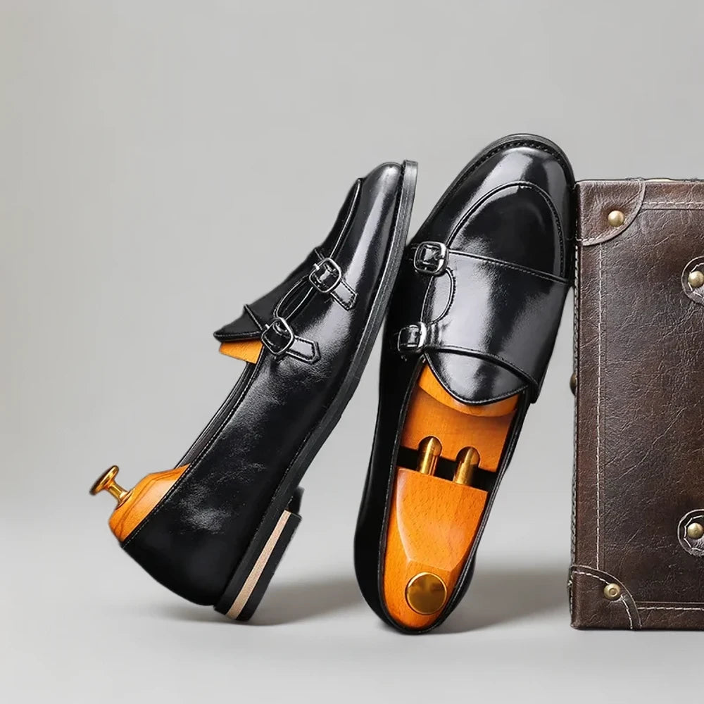 Mocassin homme semelle gomme jaune style italien raffiné pour le bureau
