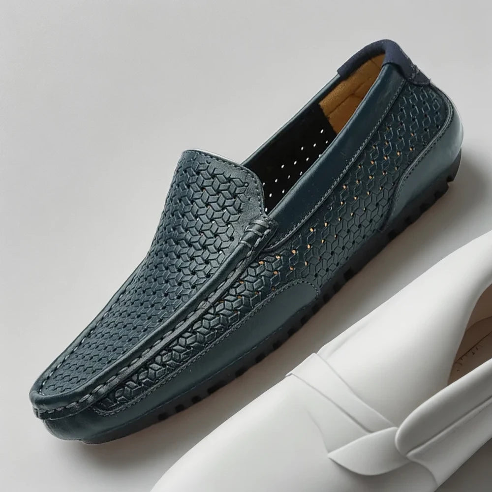 Mocassin homme tendance, vue dessus montrant le confort de la semelle