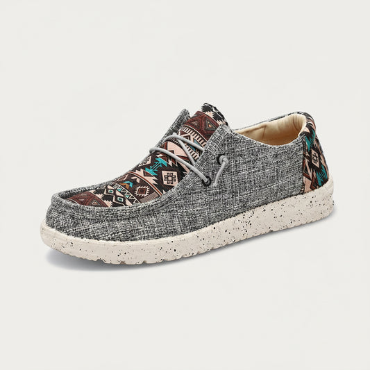 Mocassin homme velours bleu marine en toile souple pour l'été
