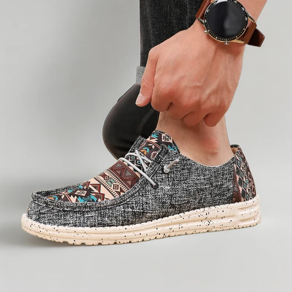 Chaussure mocassin belge décontractée, disponible en grandes tailles