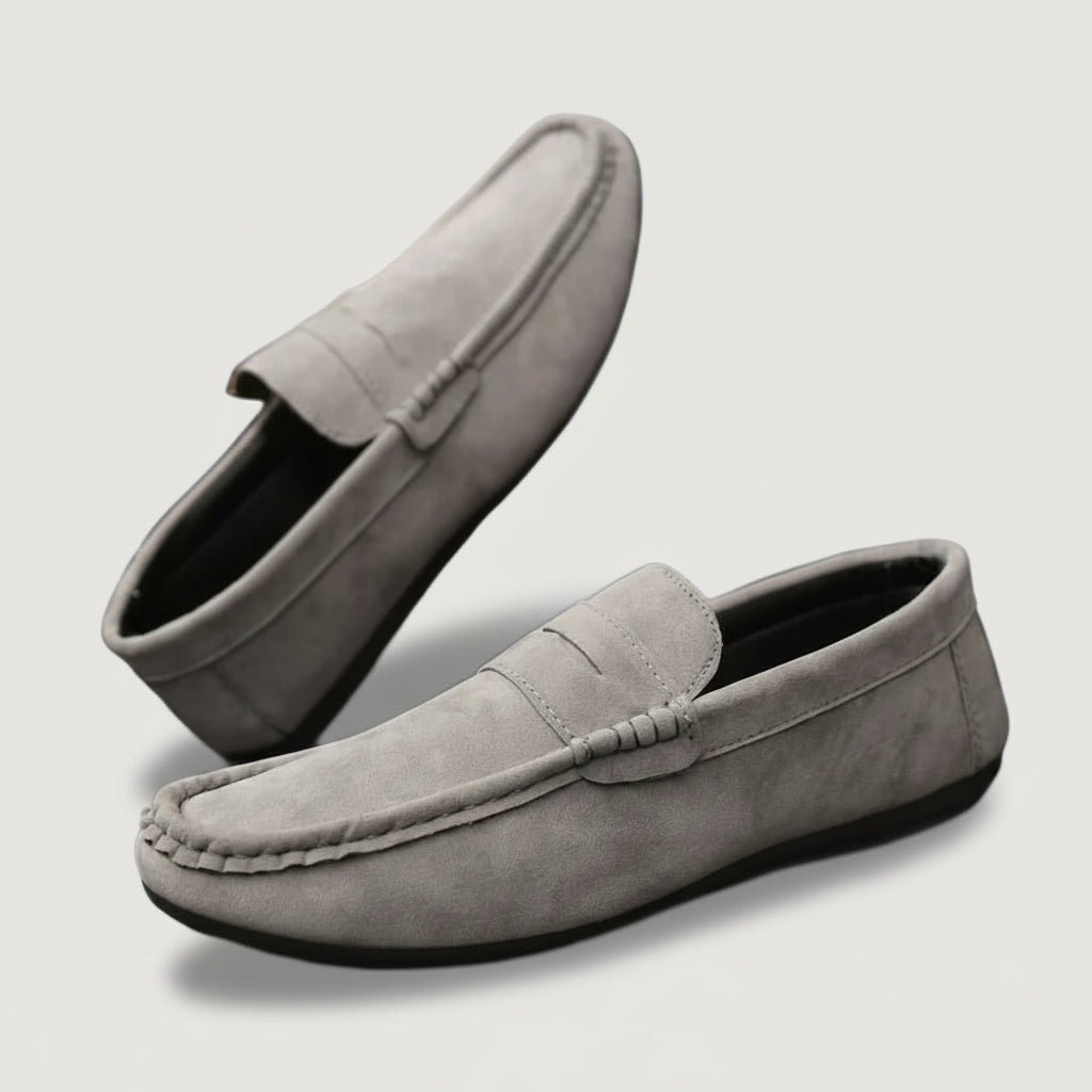 Mocassin italien homme noir élégant pour usage quotidien et professionnel