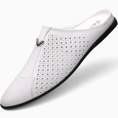 Mocassin homme chic ouvert avec détails raffinés