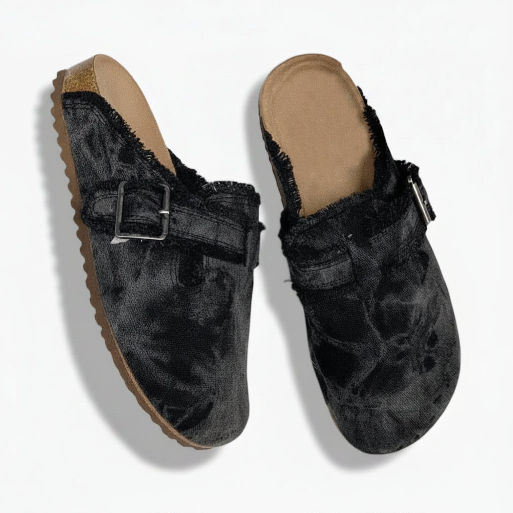 Mocassin loafer femme motif léopard vue de dessus