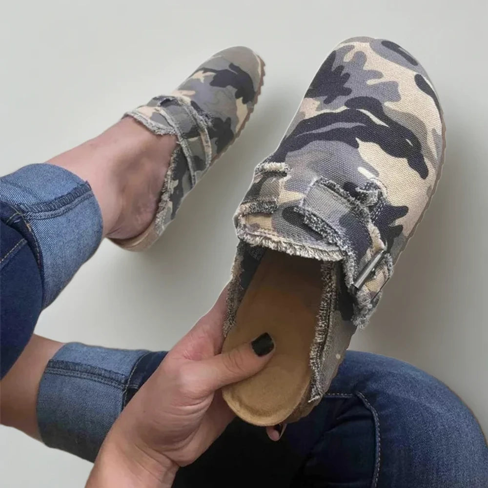Loafer élégant femme léopard détail doublure textile