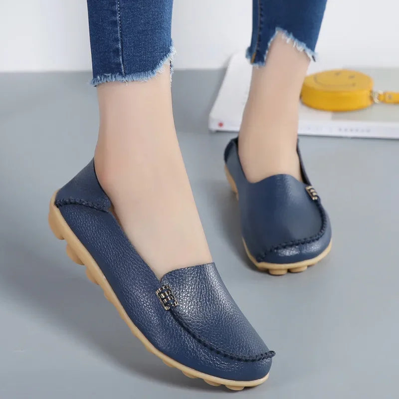 Mocassin femme élégant pour cérémonie, détail de la semelle