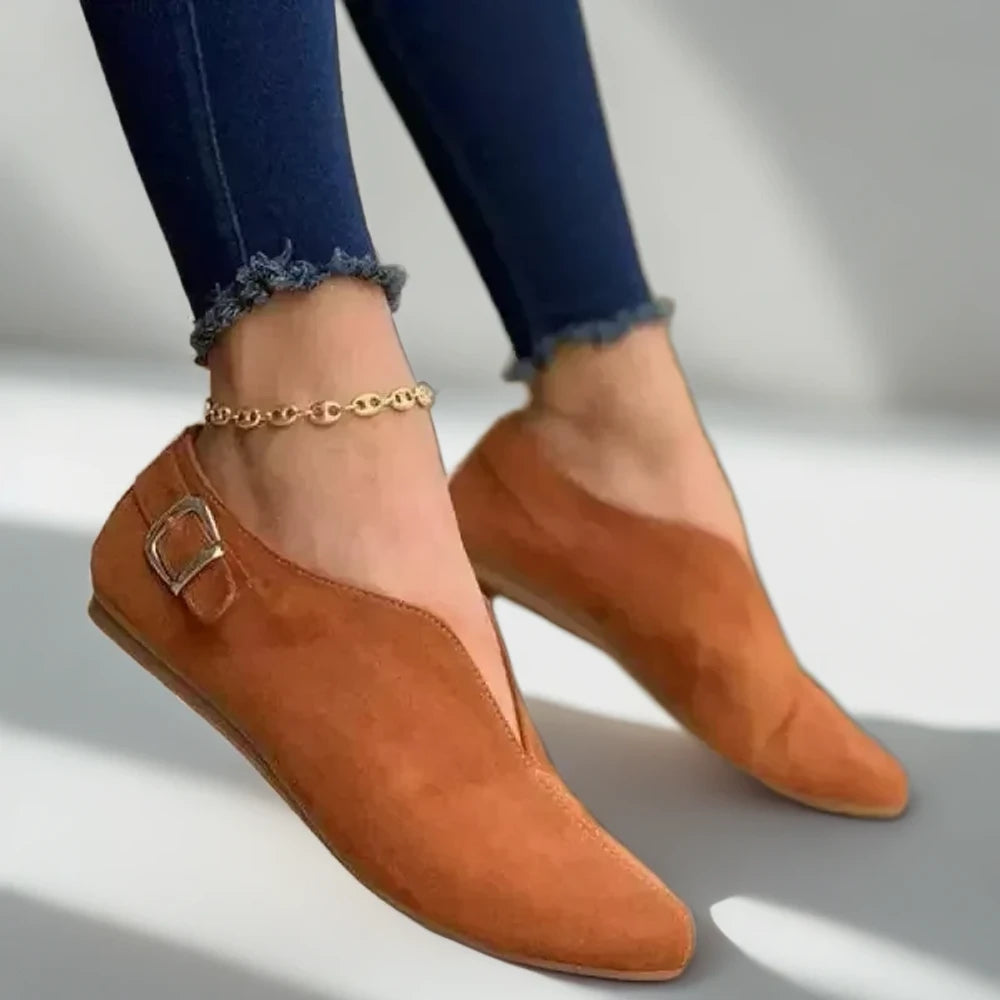 Mocassin femme grande taille multicolore, confort et allure rétro