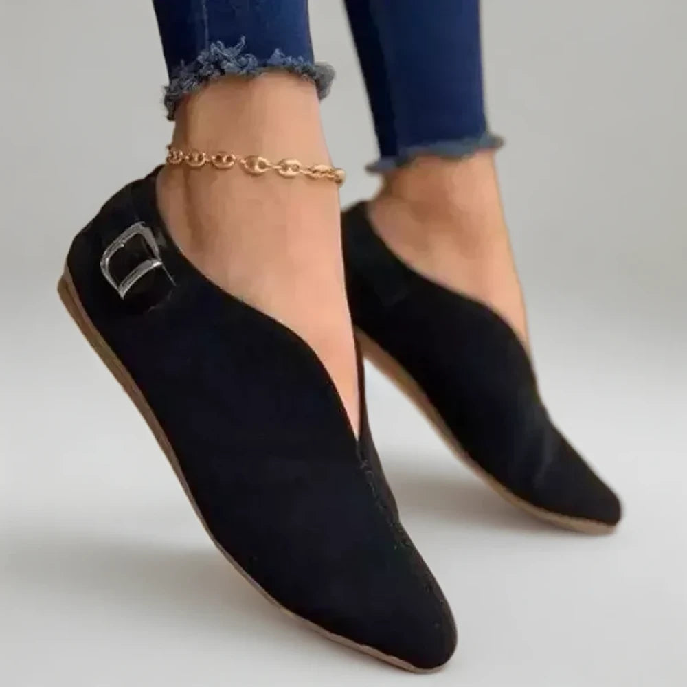 Mocassin multicolore spécialement conçu pour les pieds larges et sensibles