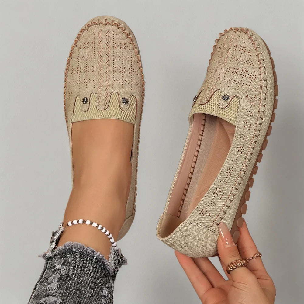 Mocassins femme orthopédique légers et souples épousant parfaitement la morphologie