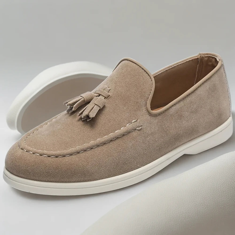 Mocassin à pampilles homme souple et léger sans lacet