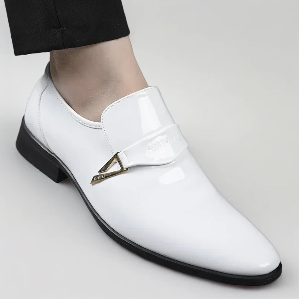 Mocassin picot homme facile à enfiler pour confort quotidien premium
