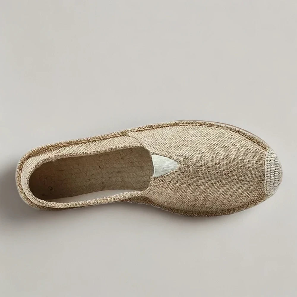 Mocassins homme plateforme gris enfilage facile sans lacets