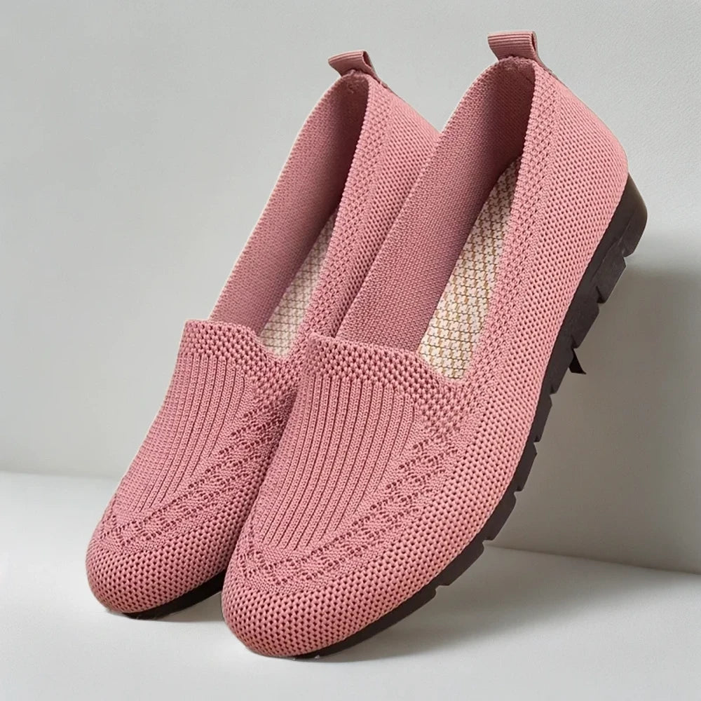 Chaussure mocassin rouge décontractée idéale pour le bureau et sorties