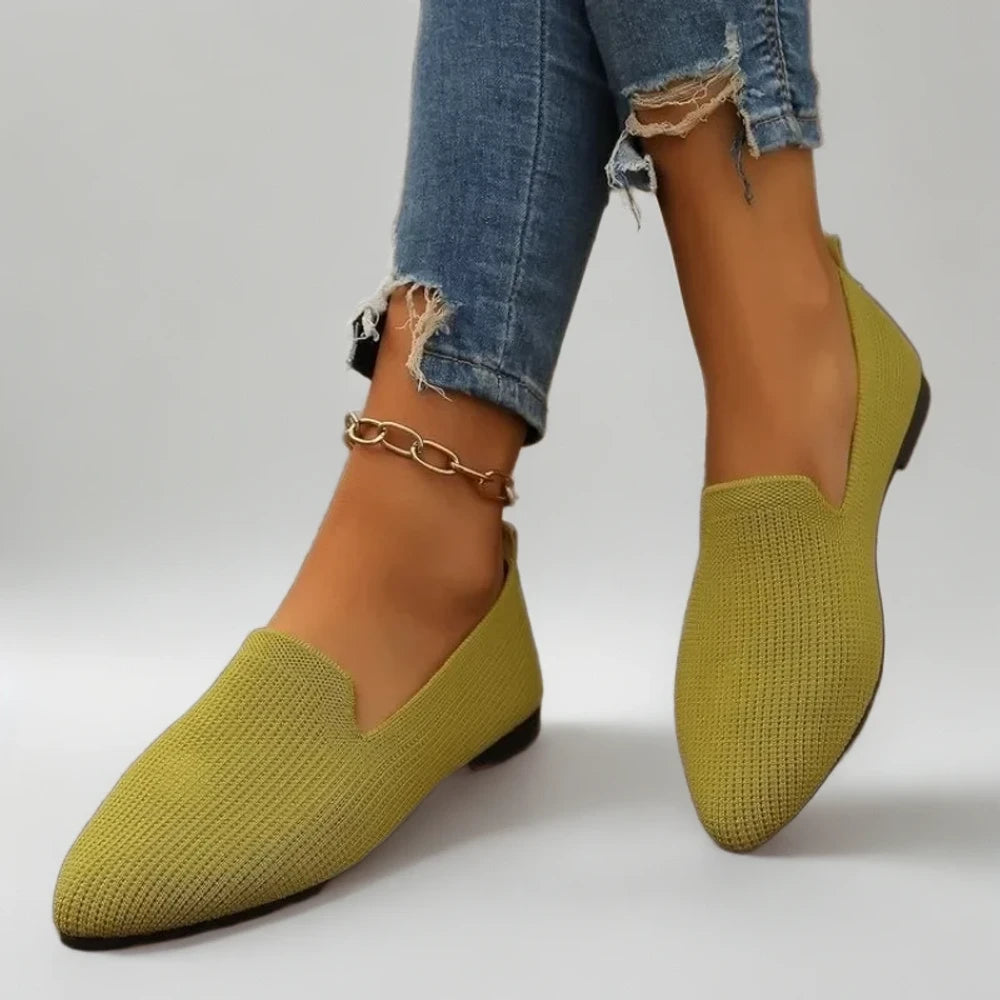 Mocassin femme souple adapté aux pieds larges