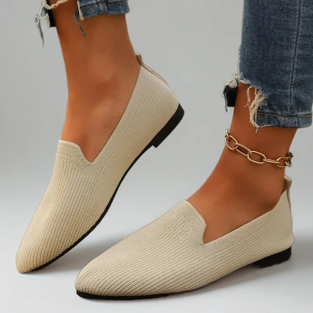 Profil d'un mocassin souple femme inspiré du style anglais