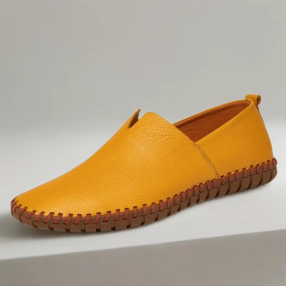 Chaussure mocassin homme souple enfilable rapidement sans lacets