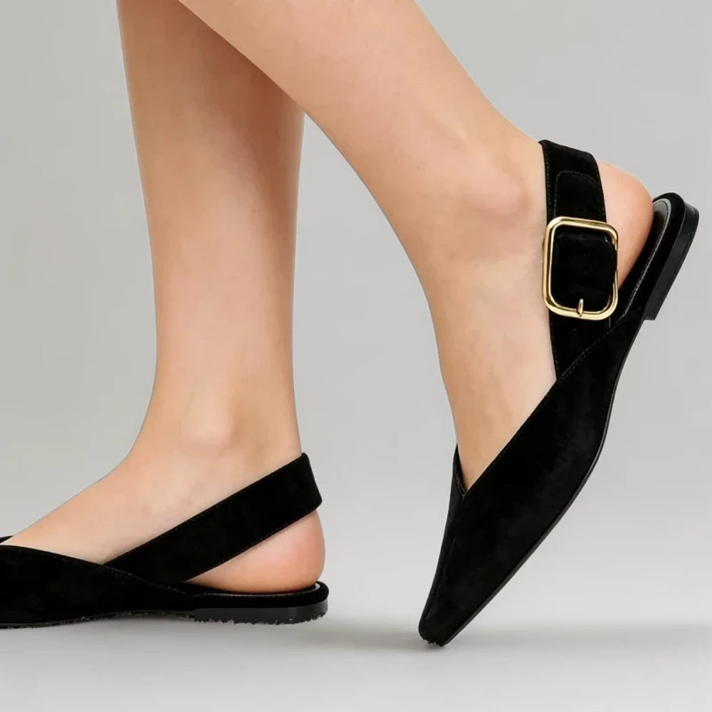 Chaussure mocassin suède souple épousant parfaitement le pied