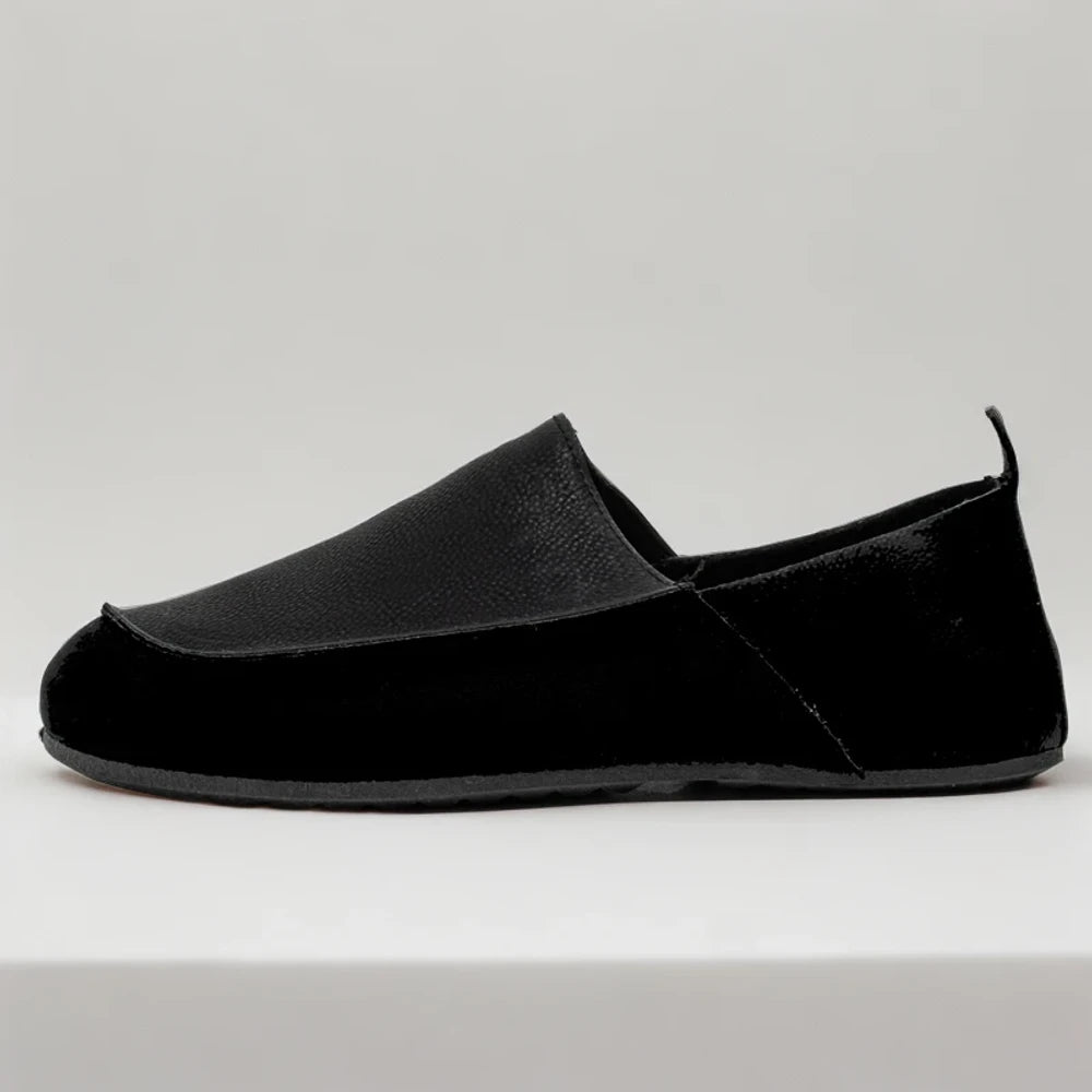 Chaussure mocassin homme en matière textile souple et légère