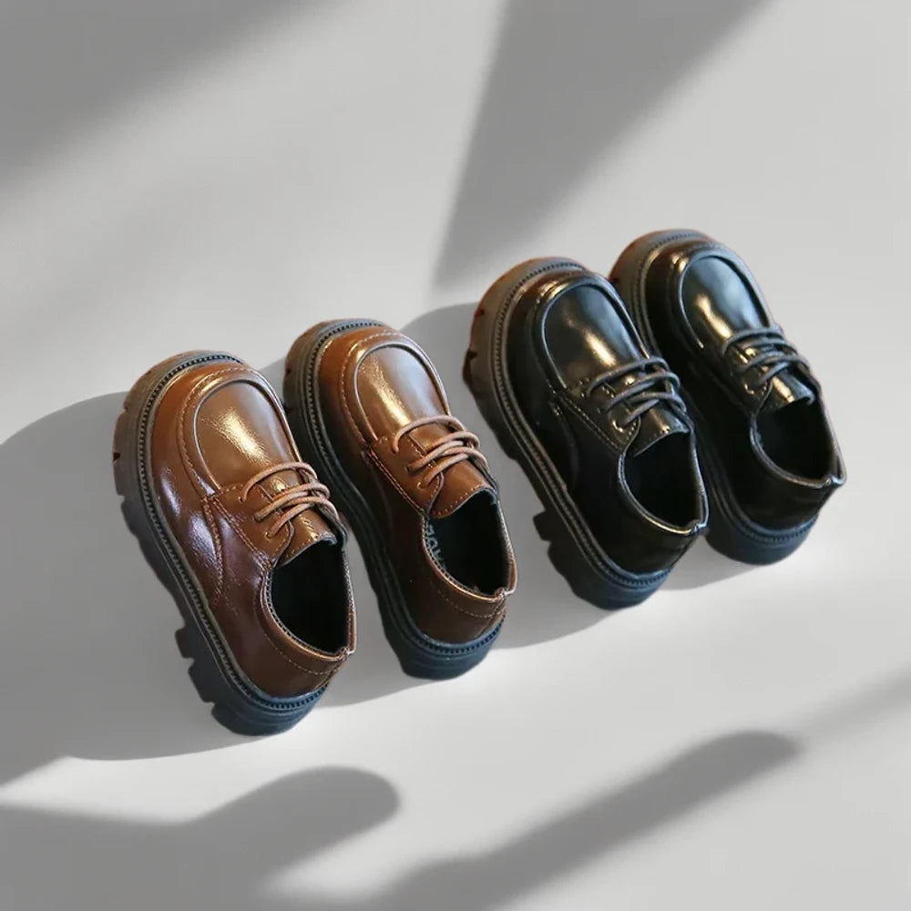 Mocassins tressés confortables pour fêtes et occasions enfant