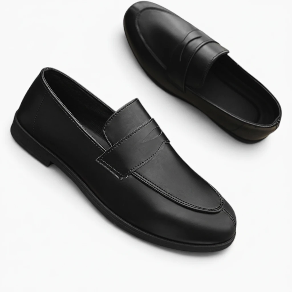 Détail du velours premium sur mocassin homme, finition luxe et confortable