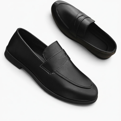 Détail du velours premium sur mocassin homme, finition luxe et confortable