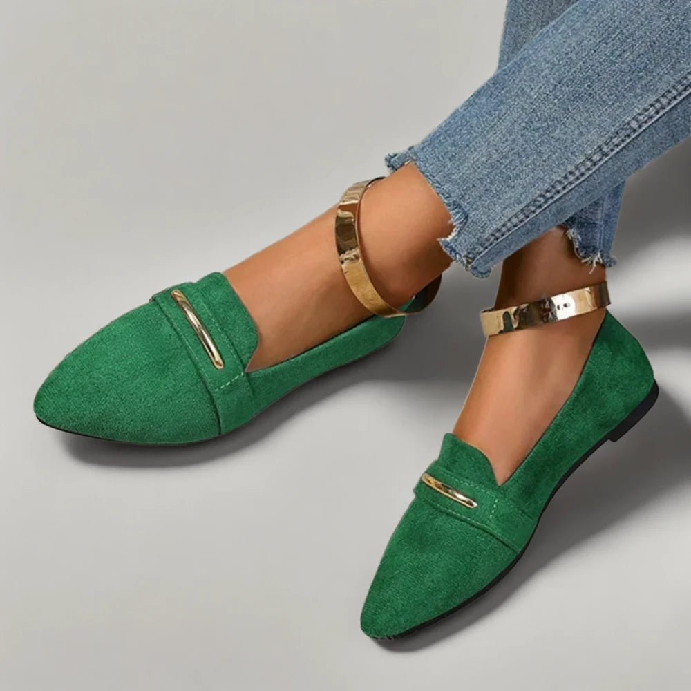 Semelle et intérieur des mocassins femme bicolores pour le confort