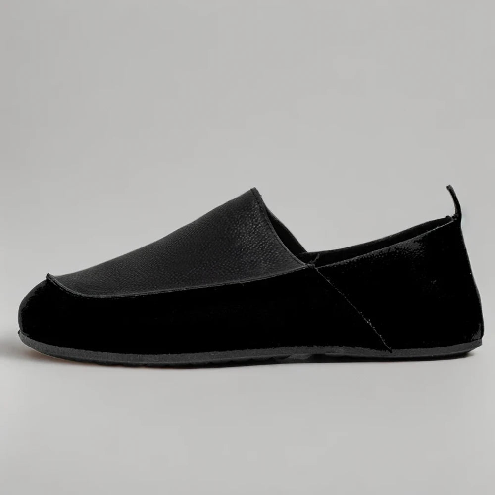 Mocassins cloutés noir confortable pour la conduite quotidienne