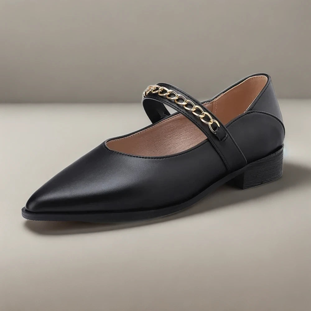 Mocassin femme souple à talon bas pour le confort quotidien