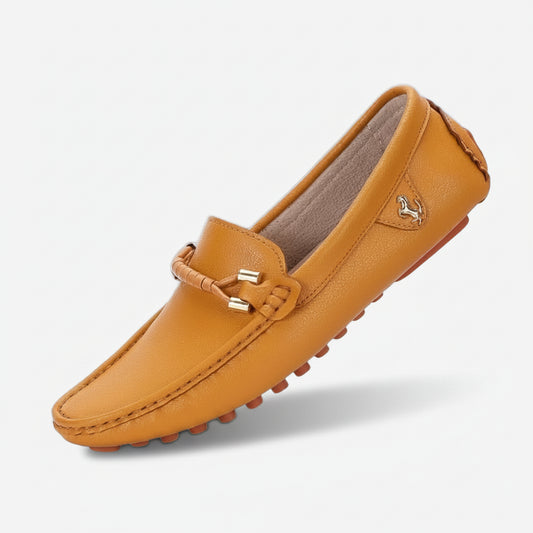 Mocassins de créateur homme bleu marine élégants sans lacets