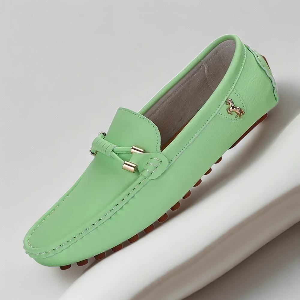 Mocassins de créateur homme blanc et bleu marine collections complètes
