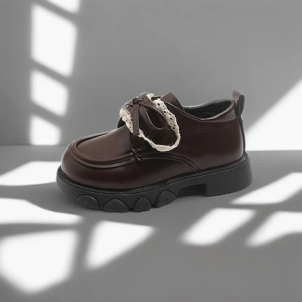 Chaussures mocassins enfants semelle antidérapante vue de dessus
