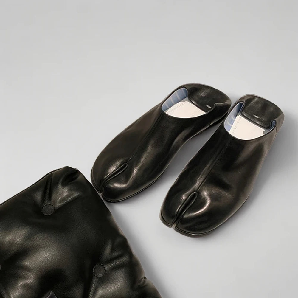 Mocassin femme pointu confortable en matière souple et flexible