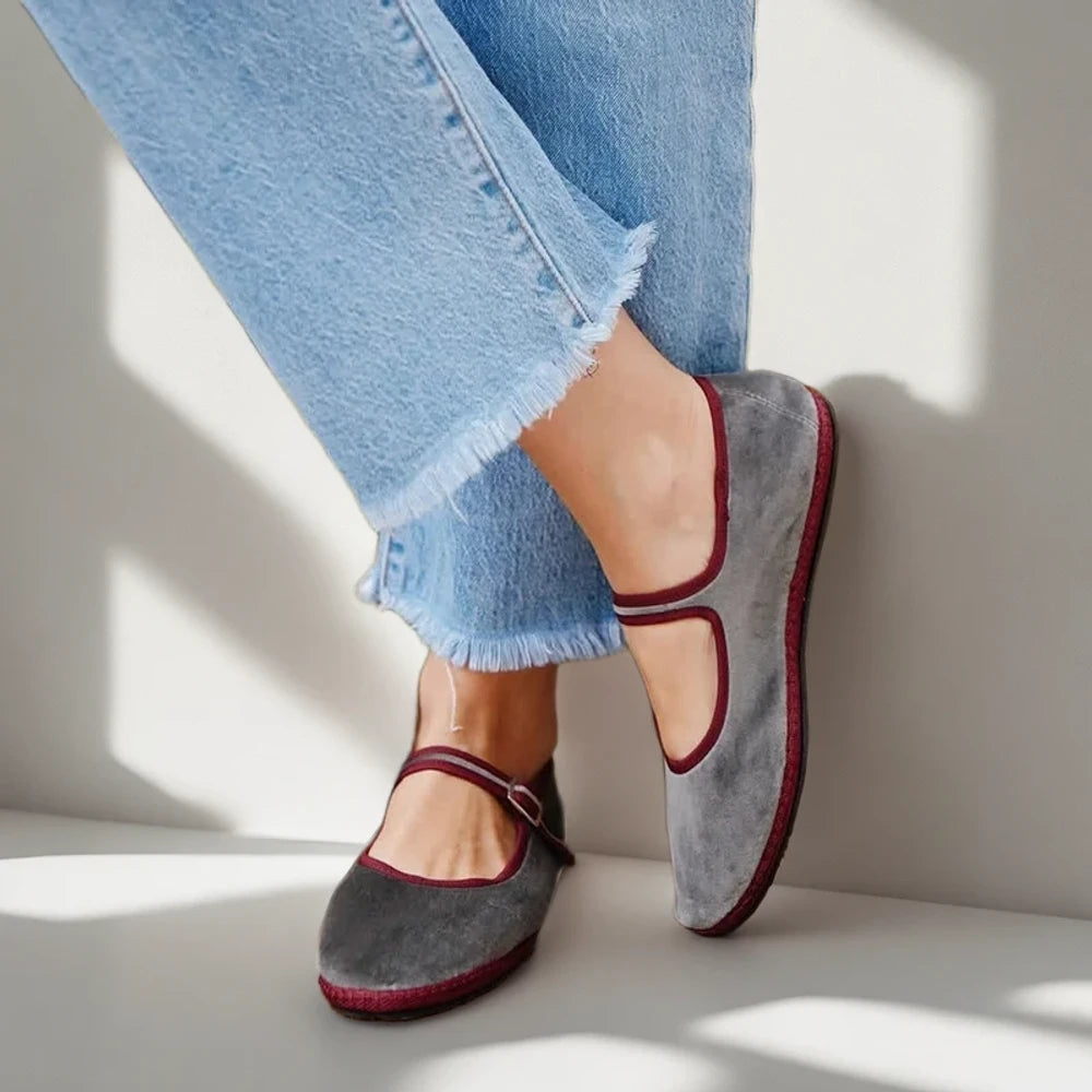 Mocassins roses ultra-légers pour marche prolongée