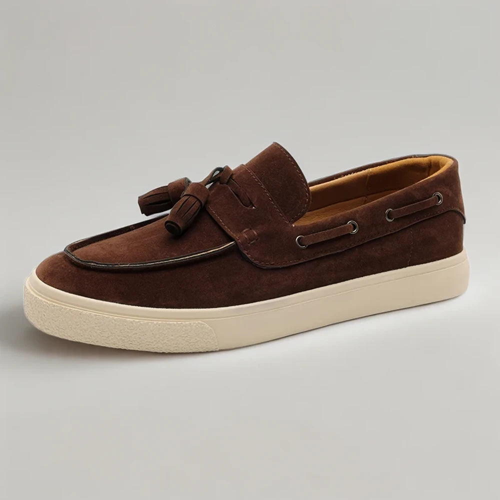 Mocassins semelles épaisses marron foncé, collection complète des coloris disponibles