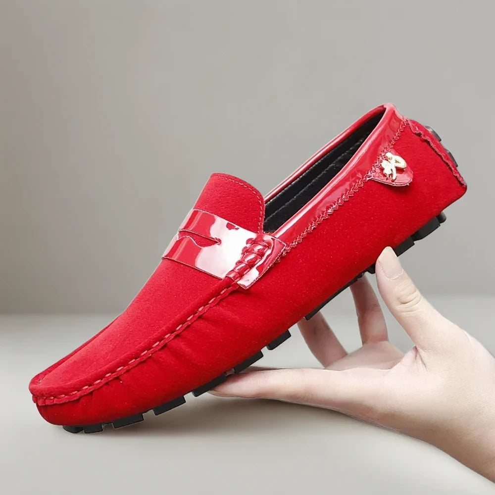 Détail de la semelle mocassin avec grip antidérapant renforcé